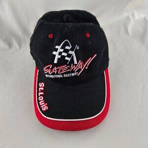 Gateway Hat Mens One Size Strapback Black Embroidered International Raceway